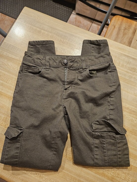 Wax Jean Denim - Wax Jean Military Green Cargo Pants Size 5/27